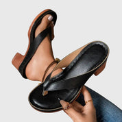 Women's Orthopedic Sandals with Arch Support and Mid Heel for Summer Comfort 4