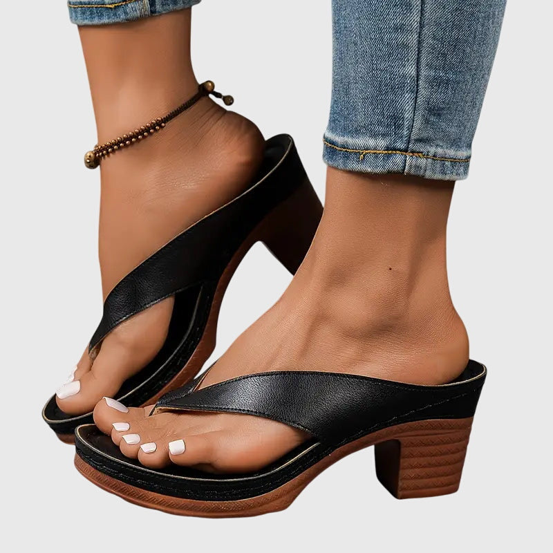Women's Orthopedic Sandals with Arch Support and Mid Heel for Summer Comfort 9