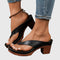 Women's Orthopedic Sandals with Arch Support and Mid Heel for Summer Comfort 9