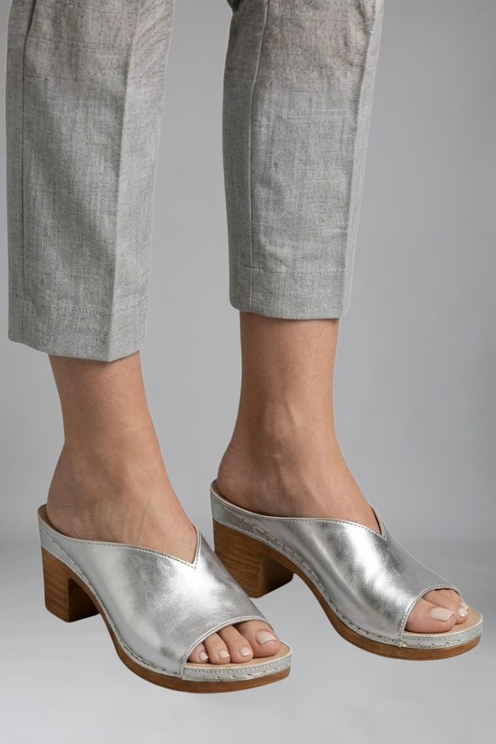 Women's Orthopedic Sandals with Arch Support and Thick Block Heels for Summer 4