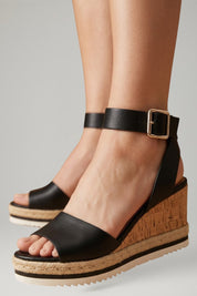 Women's Orthopedic Sandals with Arch Support and Wedge Heel Strap Fastening for All-Day Comfort 3