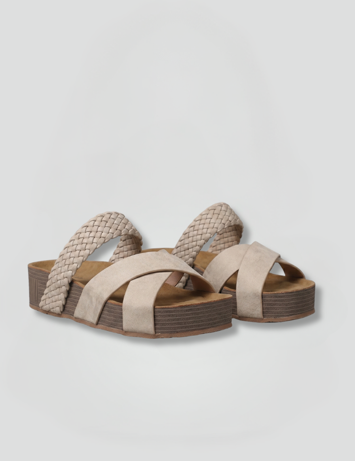 Women's Orthopedic Sandals with Braided Strap and Arch Support for Summer 1