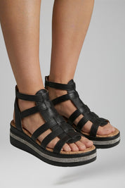 Women's Orthopedic Sandals with Rhinestone Detail and Adjustable Arch Support Straps 3