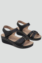 Women's Orthopedic Wedge Sandals with Adjustable Strap and Arch Support 1