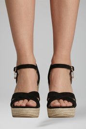 Women's Orthopedic Wedge Sandals with Arch Support and Buckle Strap 2