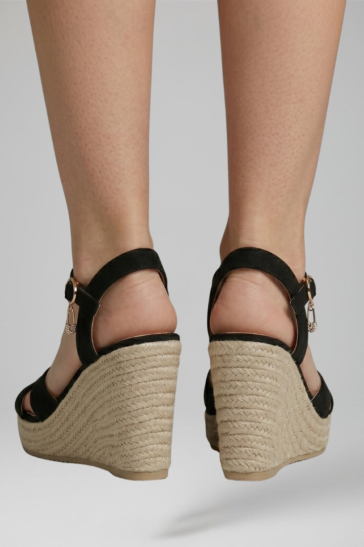 Women's Orthopedic Wedge Sandals with Arch Support and Buckle Strap 4