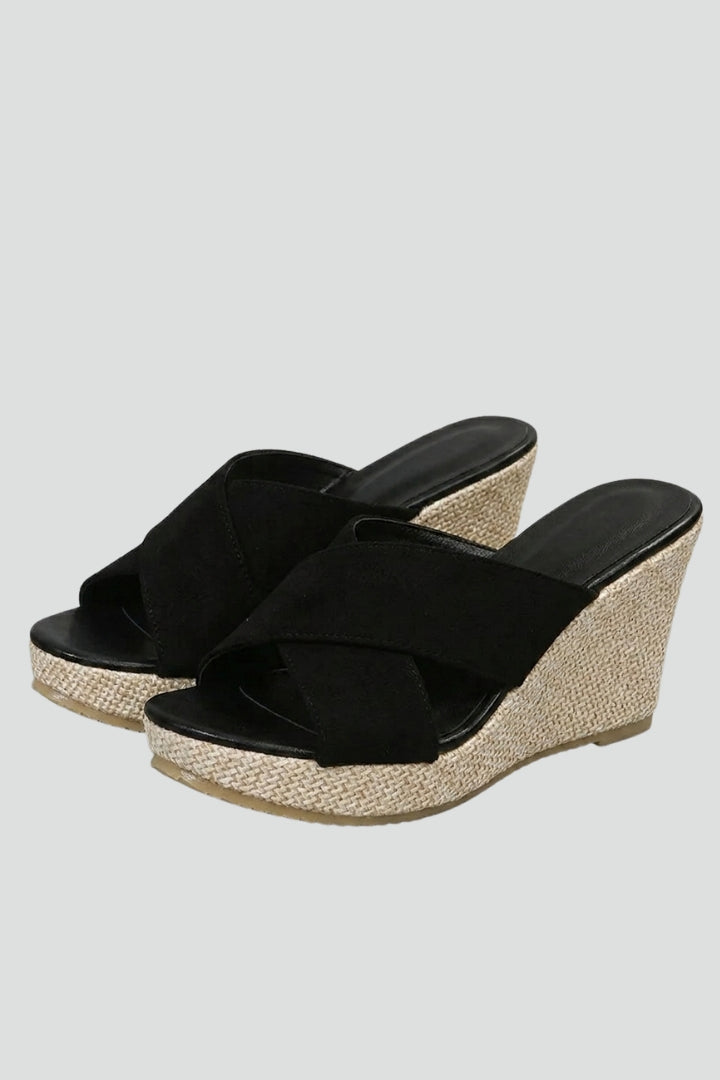 Women's Orthopedic Wedge Sandals with Arch Support and Cushioned Strap Upper 1