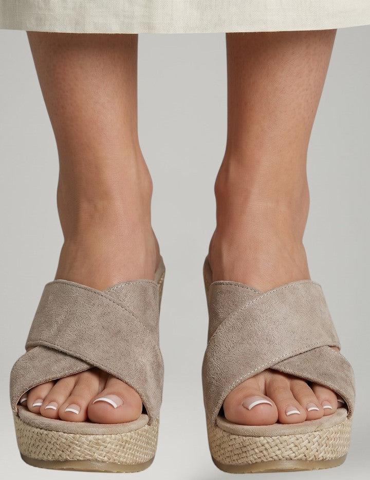 Women's Orthopedic Wedge Sandals with Arch Support and Cushioned Strap Upper 6
