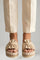 Women's Orthopedic Wedge Sandals with Arch Support and Woven Bow Detail 7