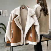 Women's Oversized Faux Shearling Coat for Winter Style and Comfort 1