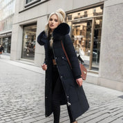 Women's Quilted Winter Coat with Hood - Stylish and Warm Outerwear 8