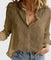Women's Relaxed Fit Button Down Shirt with Classic Collar 11