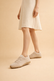 Women's Retro Casual Sneakers Comfortable Cow Suede 0