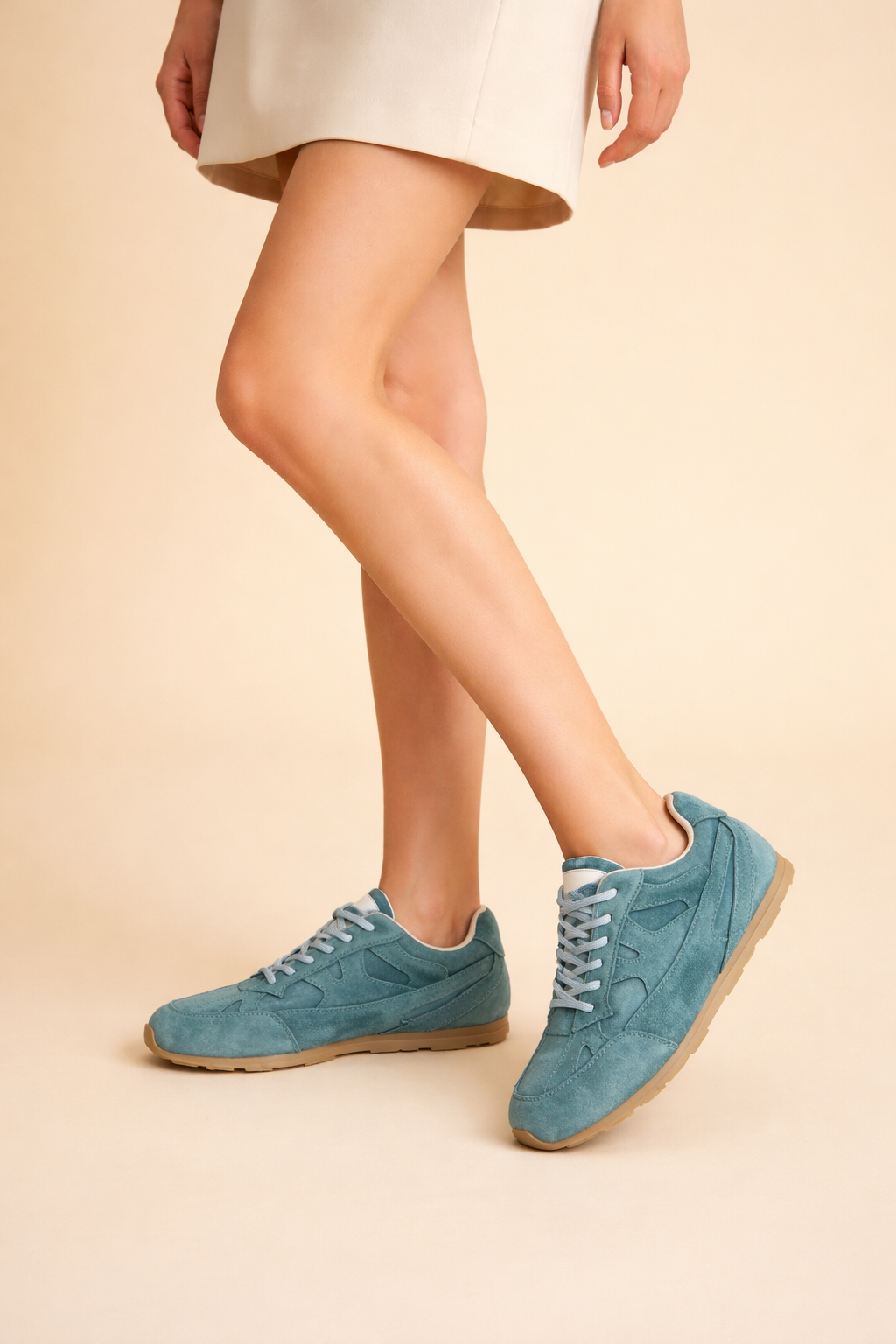 Women's Retro Casual Sneakers Comfortable Cow Suede 1