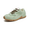 Women's Retro Lace-Up Sneakers Comfortable Cow Suede 3