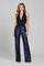 Women's Sequin Jumpsuit, Halter Neck, Wide Leg Evening Wear for Glamorous Celebrations 10