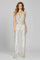 Women's Sequin Jumpsuit, Halter Neck, Wide Leg Evening Wear for Glamorous Celebrations 3