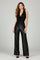 Women's Sequin Jumpsuit, Halter Neck, Wide Leg Evening Wear for Glamorous Celebrations 4