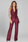 Women's Sequin Jumpsuit, Halter Neck, Wide Leg Evening Wear for Glamorous Celebrations 9