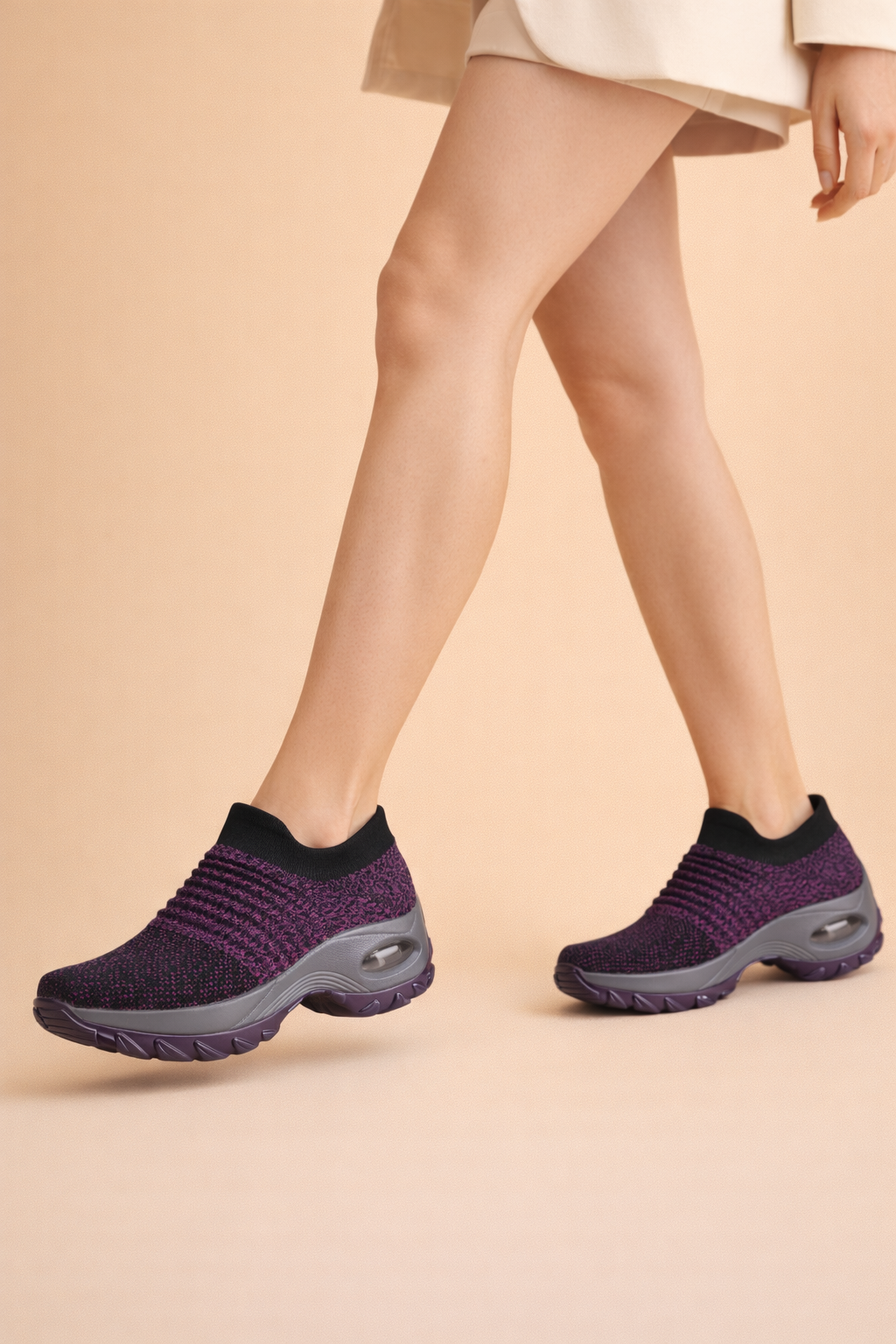Women's Slip-On Casual Shoes Comfortable Eco-Friendly Fiber 1