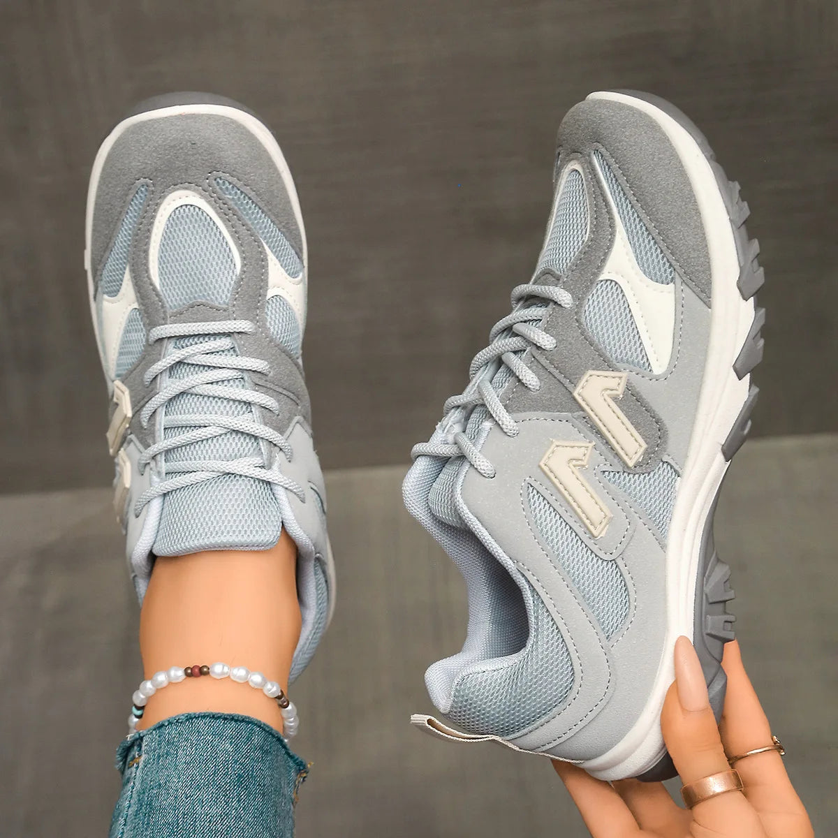 Women's Sneakers for Comfort and Style Thick Sole Synthetic 1