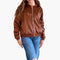 Women's Stylish Bomber Jacket with Functional Pockets and Zip Closure for Versatile Casual Wear 8