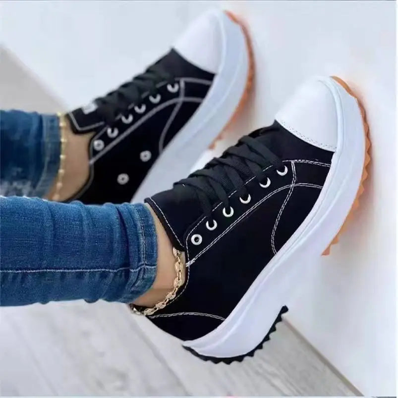 Women's Stylish Casual Sneakers Comfortable Canvas 2