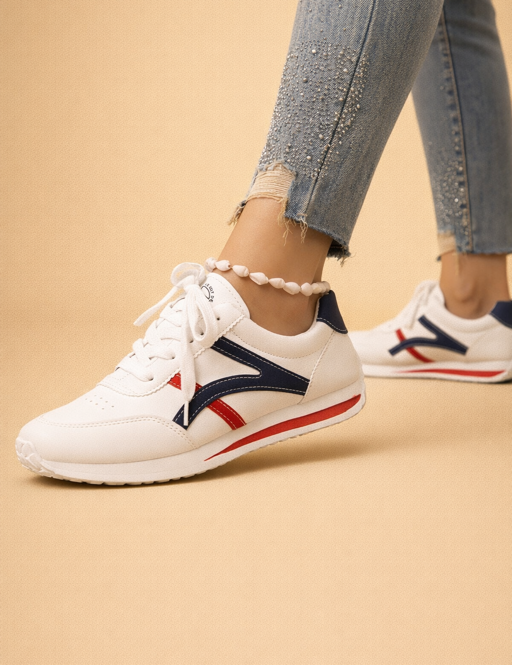Women's Stylish Casual Sneakers Comfortable Lightweight Synthetic 1