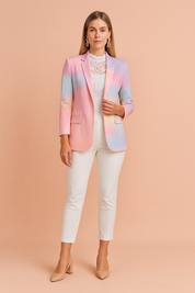 Women's Stylish Jacket with Shawl Collar Lightweight High-Quality Fabric 5