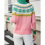 Women's Stylish Knit Christmas Sweater Warm Fabric 1