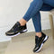 Women's Stylish Lace-Up Sneakers Comfortable Breathable Fabric 3