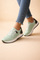 Women's Stylish Low-Top Sneakers Comfortable Faux Leather 7