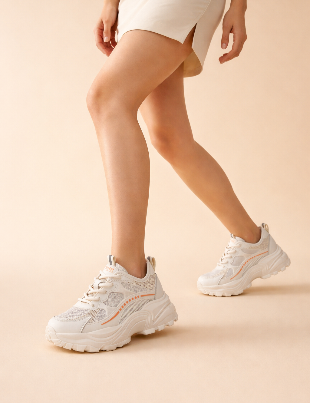 Women's Stylish Platform Sneakers Breathable Mesh Comfort 1