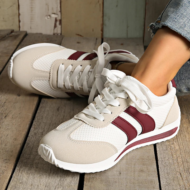 Women's Stylish Platform Sneakers Comfortable Lightweight Synthetic 3