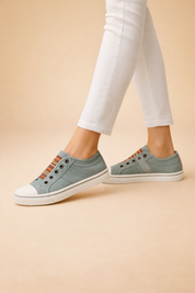 Women's Stylish Slip-On Sneakers Comfortable Everyday Wear 1