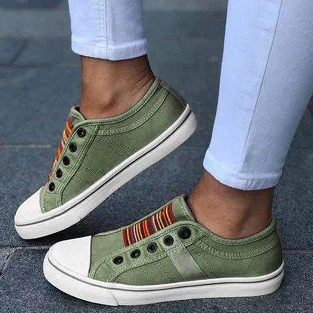 Women's Stylish Slip-On Sneakers Comfortable Everyday Wear 2
