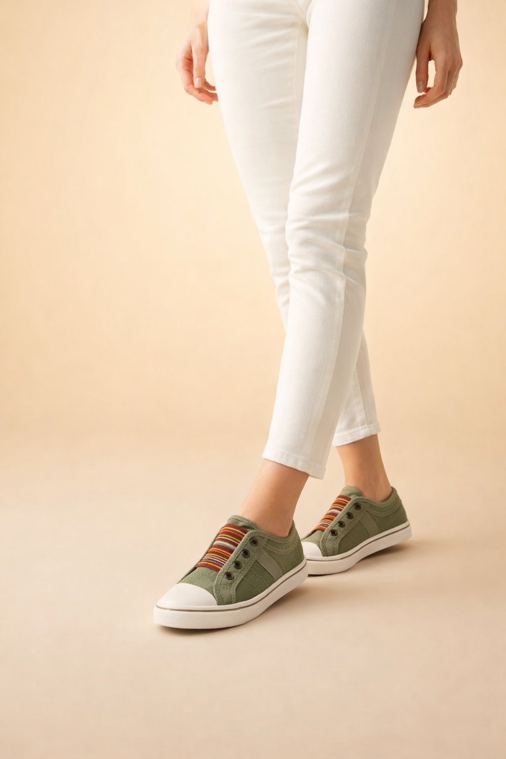 Women's Stylish Slip-On Sneakers Comfortable Everyday Wear 2