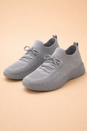 Women's Stylish Slip-On Sneakers Comfortable Knit Fabric 1