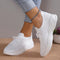 Women's Stylish Slip-On Sneakers Comfortable Knit Fabric 3