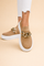 Women's Stylish Slip-On Sneakers Comfortable Platform Knit 0