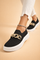 Women's Stylish Slip-On Sneakers Comfortable Platform Knit 1
