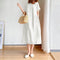 Women's Summer Dress, Relaxed-Fit Midi Dress with Pockets for Warm Weather 1