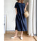 Women's Summer Dress, Relaxed-Fit Midi Dress with Pockets for Warm Weather 4