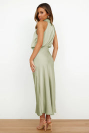 Women's Summer Halterneck Maxi Dress - Elegant Cocktail Dress for Evening Events 2