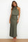 Women's Summer Halterneck Maxi Dress - Elegant Cocktail Dress for Evening Events 7