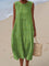 Women's Summer Midi Dress with Pockets, Sleeveless Design for Effortless Style and Comfort 0