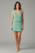 Women’s Summer Two-Piece Set with Strap Top and Mini Skirt 0