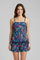Women’s Summer Two Piece Set with Spaghetti Strap Top and Adjustable Drawstring Shorts 0