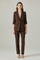 Women’s Tailored Blazer Set with Notched Lapel and Straight-Leg Trousers 6