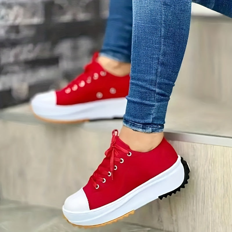 Women's Trendy High-Top Sneakers Comfortable Canvas 2